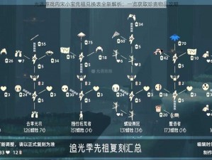 光遇游戏内宋小宝先祖兑换表全新解析：一览获取珍贵物品攻略