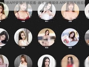 麻豆传播媒体APP官网在线观看-麻豆传播媒体 APP 官网在线观看，免费畅享精彩内容