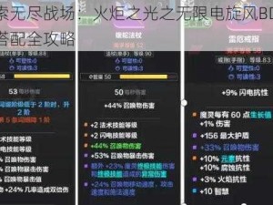 探索无尽战场：火炬之光之无限电旋风BD阵容搭配全攻略