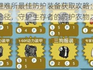 辐射避难所最佳防护装备获取攻略：探索高效途径，守护生存者的防护衣物之选