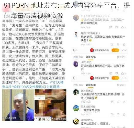 91PORN 地址发布：成人内容分享平台，提供海量高清视频资源