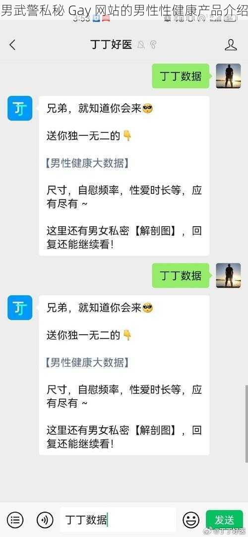 男武警私秘 Gay 网站的男性性健康产品介绍