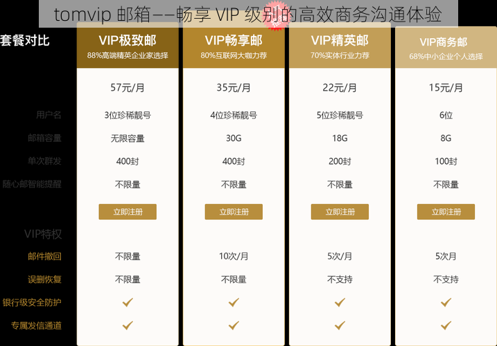 tomvip 邮箱——畅享 VIP 级别的高效商务沟通体验