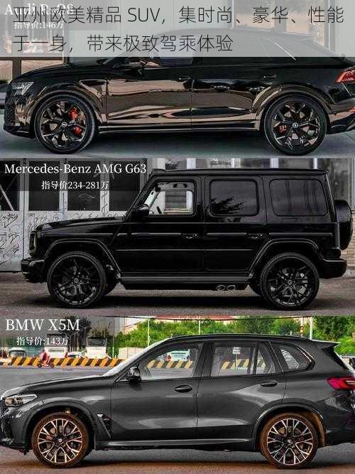 亚州欧美精品 SUV，集时尚、豪华、性能于一身，带来极致驾乘体验