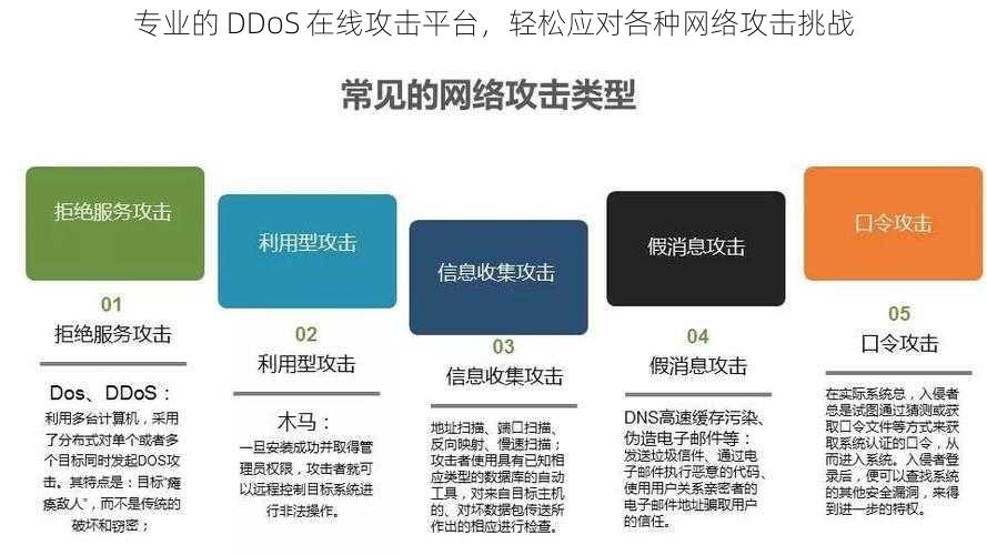 专业的 DDoS 在线攻击平台，轻松应对各种网络攻击挑战