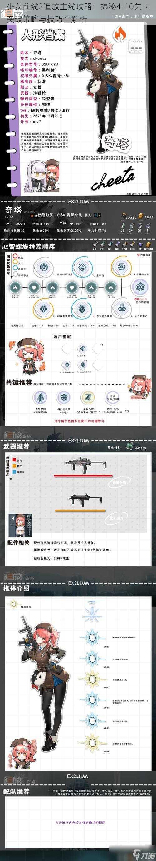 少女前线2追放主线攻略：揭秘4-10关卡突破策略与技巧全解析