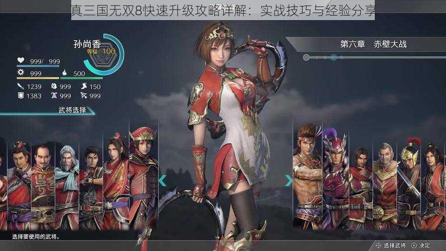 真三国无双8快速升级攻略详解：实战技巧与经验分享