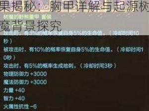 DNF手游树魔野熊套装效果揭秘：胸甲详解与起源树魔背景探究