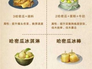 明日之后：哈密瓜冰棒的清凉制作指南