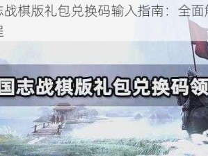 三国志战棋版礼包兑换码输入指南：全面解析兑换流程