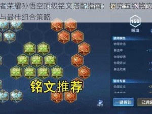 王者荣耀孙悟空顶级铭文搭配指南：探究五级铭文推荐与最佳组合策略