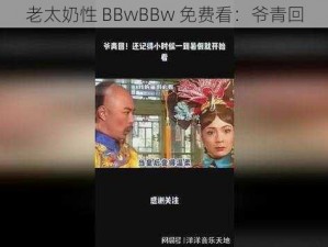 老太奶性 BBwBBw 免费看：爷青回