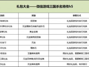 你好三国礼包领取中心：最新礼包领取地址及激活码大全全解析