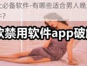 男人晚上必备软件-有哪些适合男人晚上使用的必备软件？