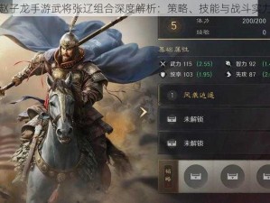 武神赵子龙手游武将张辽组合深度解析：策略、技能与战斗实力探讨