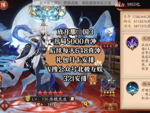 放开那三国3：群雄逐鹿，揭秘最强阵容之谜