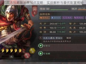 三国志战略版孙策加点攻略：实战解析与最优配置揭秘