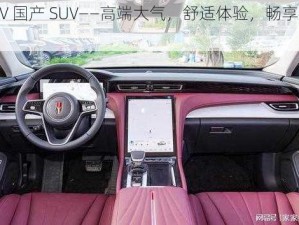 亚洲 AV 国产 SUV——高端大气，舒适体验，畅享驾驶乐趣