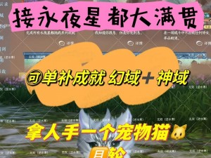 逆水寒手游攻略：宠物猫的获取与养成指南