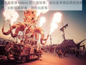 欧美另类高清 videos 的应用场景：适合追求高品质视觉体验的用户，如影视爱好者、游戏玩家等