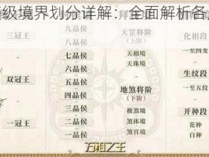 万相之王等级境界划分详解：全面解析各层次实力排名一览表