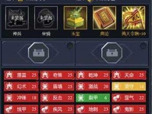 王者争雄：主公装备特技全解析与一览表