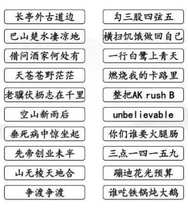 汉字找茬王：狂飙台词押韵挑战通关攻略详解：攻略步骤技巧与秘籍全解析