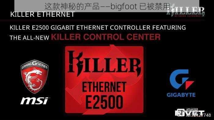 这款神秘的产品——bigfoot 已被禁用