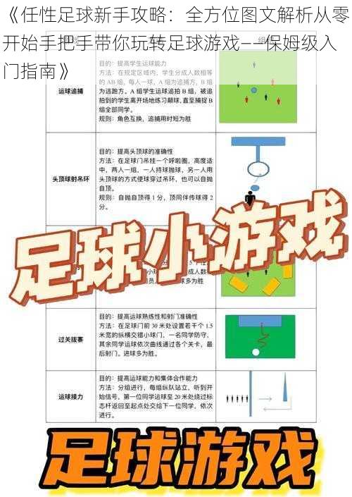 《任性足球新手攻略：全方位图文解析从零开始手把手带你玩转足球游戏——保姆级入门指南》