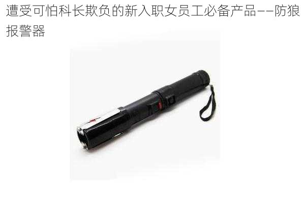 遭受可怕科长欺负的新入职女员工必备产品——防狼报警器