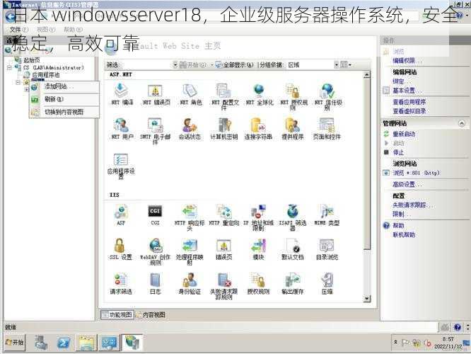 日本 windowsserver18，企业级服务器操作系统，安全稳定，高效可靠