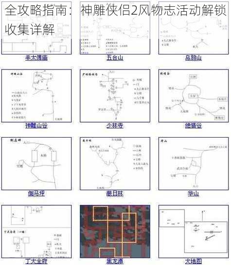 全攻略指南：神雕侠侣2风物志活动解锁收集详解