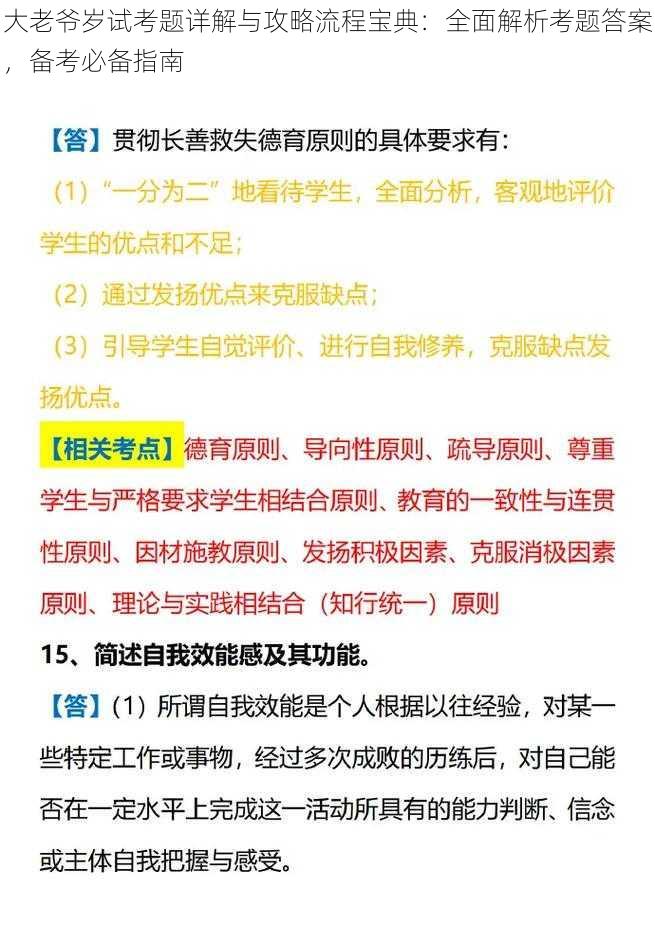 大老爷岁试考题详解与攻略流程宝典：全面解析考题答案，备考必备指南