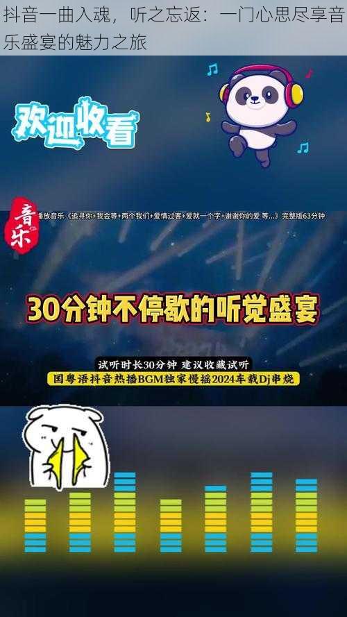 抖音一曲入魂，听之忘返：一门心思尽享音乐盛宴的魅力之旅