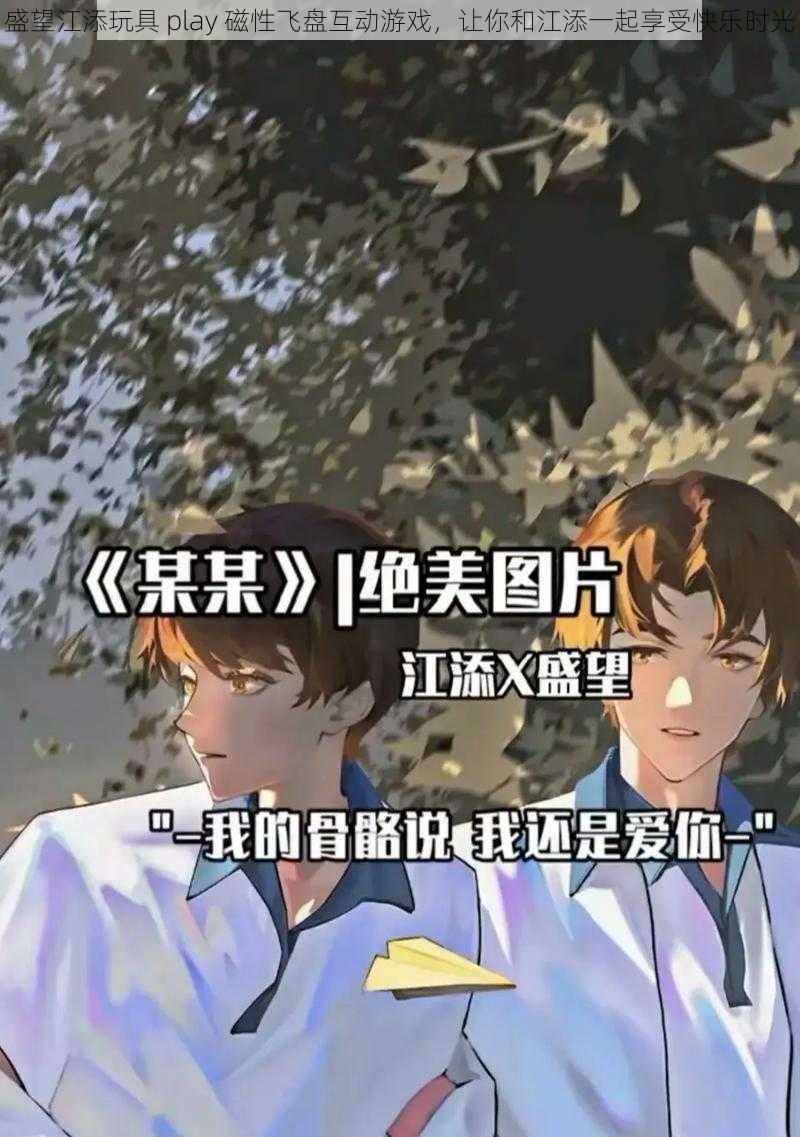 盛望江添玩具 play 磁性飞盘互动游戏，让你和江添一起享受快乐时光