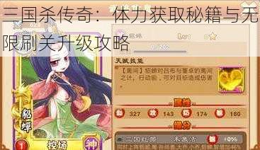 三国杀传奇：体力获取秘籍与无限刷关升级攻略