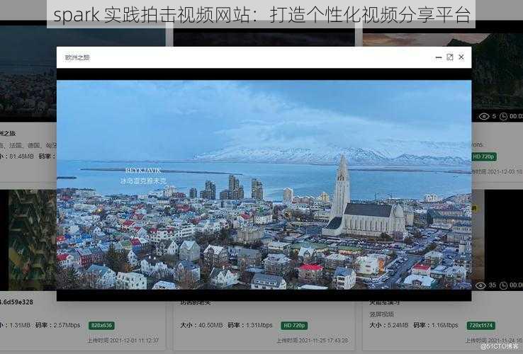 spark 实践拍击视频网站：打造个性化视频分享平台