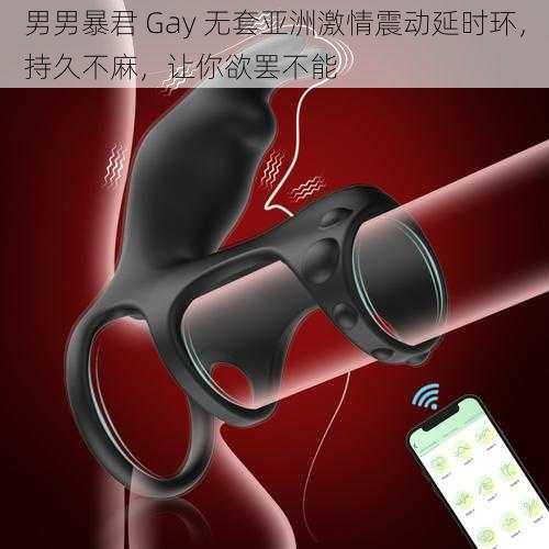 男男暴君 Gay 无套亚洲激情震动延时环，持久不麻，让你欲罢不能