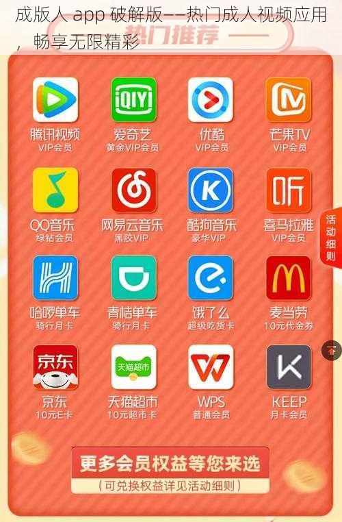 成版人 app 破解版——热门成人视频应用，畅享无限精彩