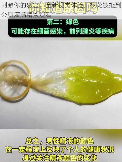 刺激你的感官，全新视觉体验，校花被拖到公厕灌满精液观看