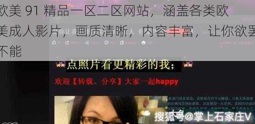 欧美 91 精品一区二区网站，涵盖各类欧美成人影片，画质清晰，内容丰富，让你欲罢不能