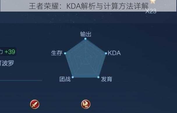 王者荣耀：KDA解析与计算方法详解