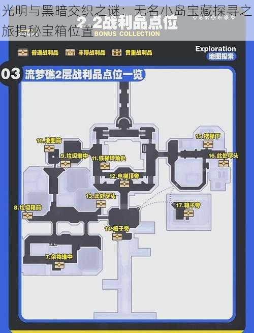 光明与黑暗交织之谜：无名小岛宝藏探寻之旅揭秘宝箱位置