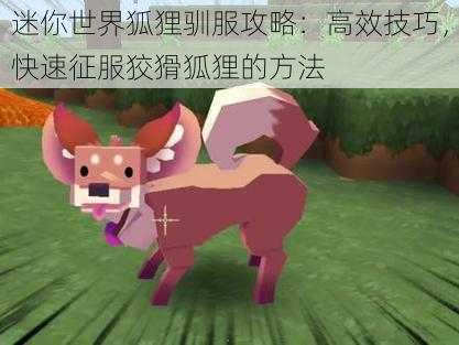 迷你世界狐狸驯服攻略：高效技巧，快速征服狡猾狐狸的方法