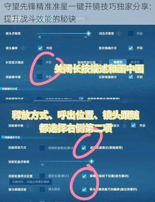 守望先锋精准准星一键开镜技巧独家分享：提升战斗效能的秘诀