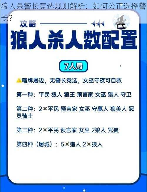 狼人杀警长竞选规则解析：如何公正选择警长？