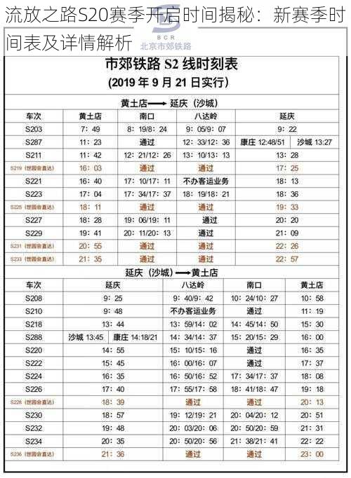 流放之路S20赛季开启时间揭秘：新赛季时间表及详情解析